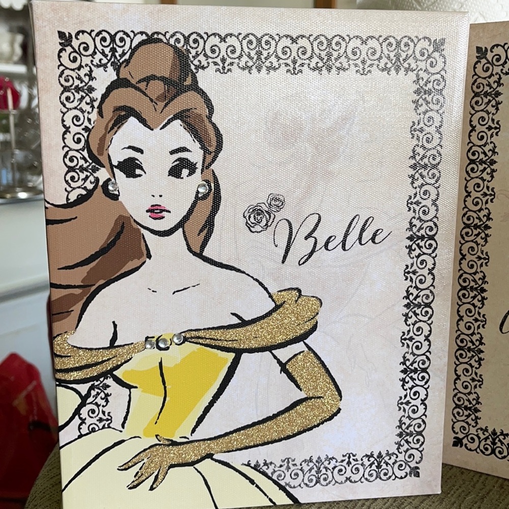 Disney Canvas• Fashionista Belle Canvas Art Print
